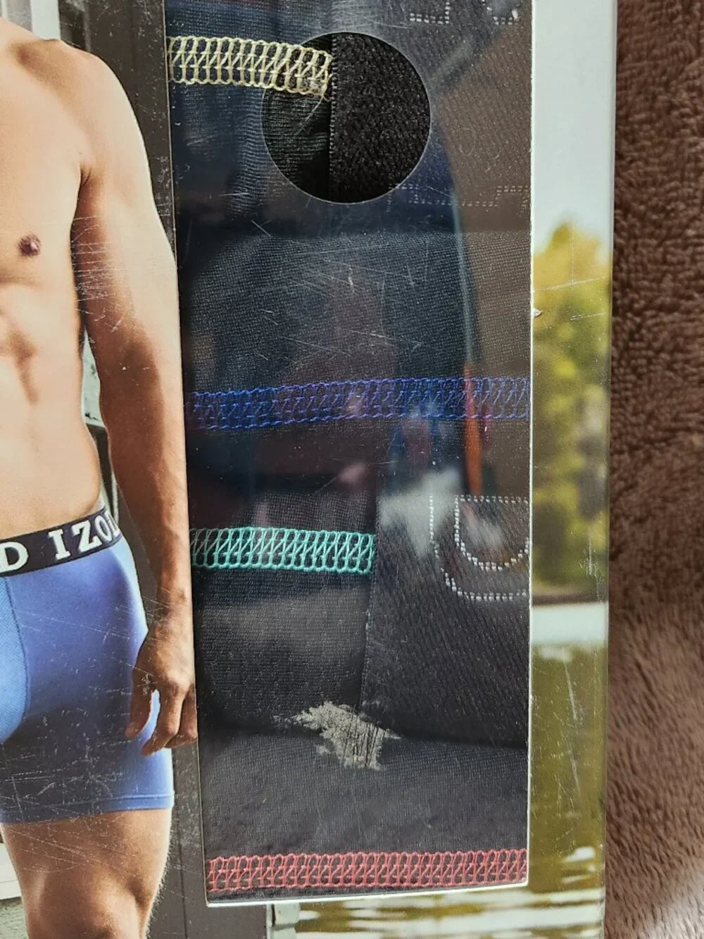 IZOD Sport Men's Stretch Boxer Briefs - 6 Pack - Medium - NEW